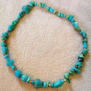 Handmade replica of "Tiffany's of turquoise."